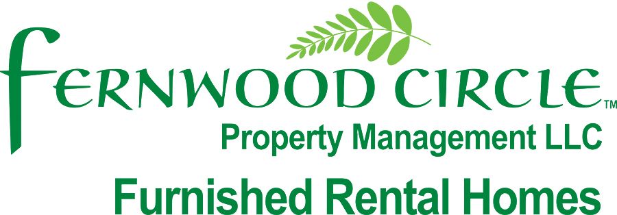 Logotipo y eslogan de Fernwood Circle Property Management